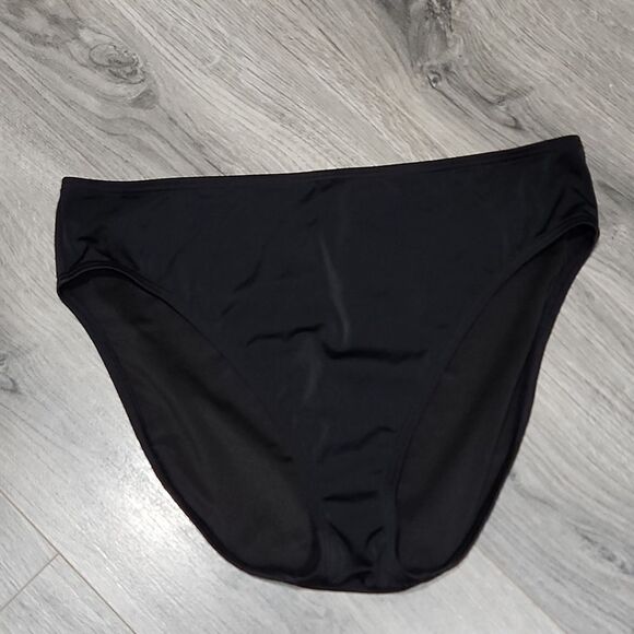 GUC Victoria Secret Black Highwaist Full Coverage Bikini Bottom - Picture 2 of 5